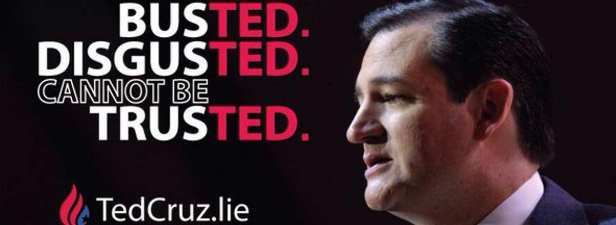 CRUZ CAN'T BE TRUSTED
