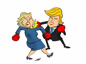 clinton-verses-trump-boxing-cartoon-624x441